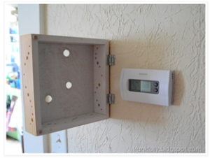 Frankfully- thermostat cover- box with holes
