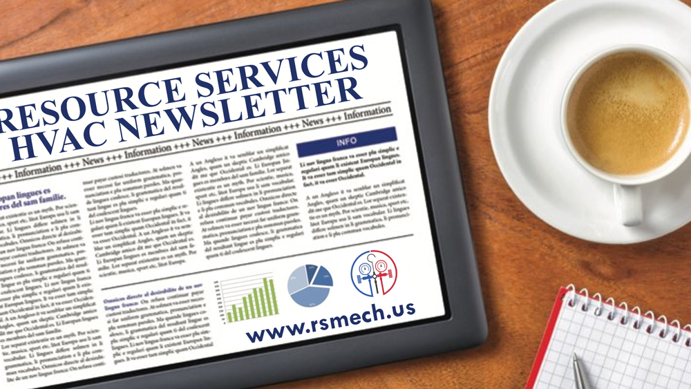 Resource Services HVAC Newsletter Des Moines IA RSMECH.us